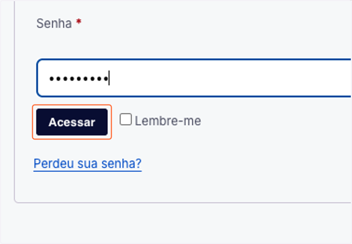 Clique em Acessar