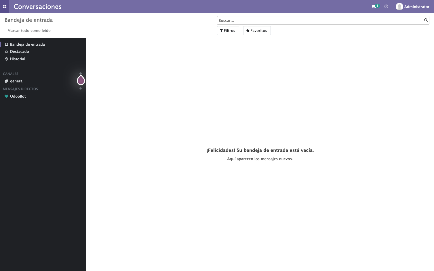 Haga clic en Menu de Modulos