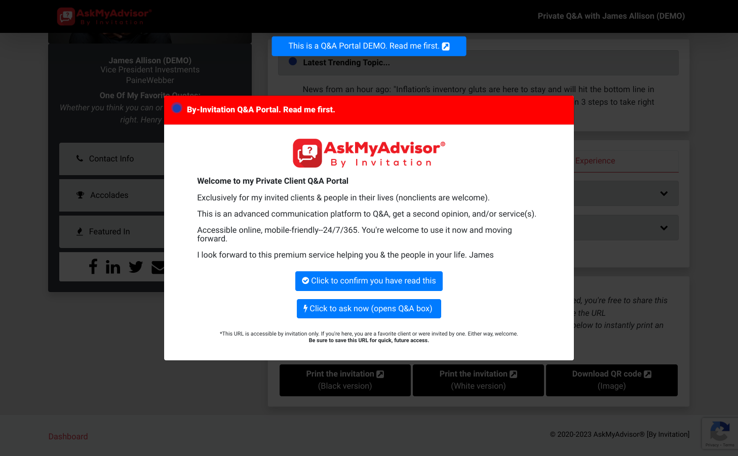Click on document