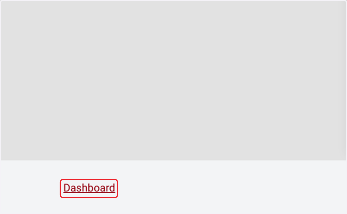 Click on Dashboard