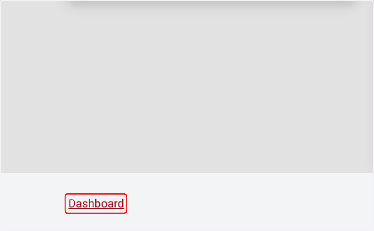 Click on Dashboard