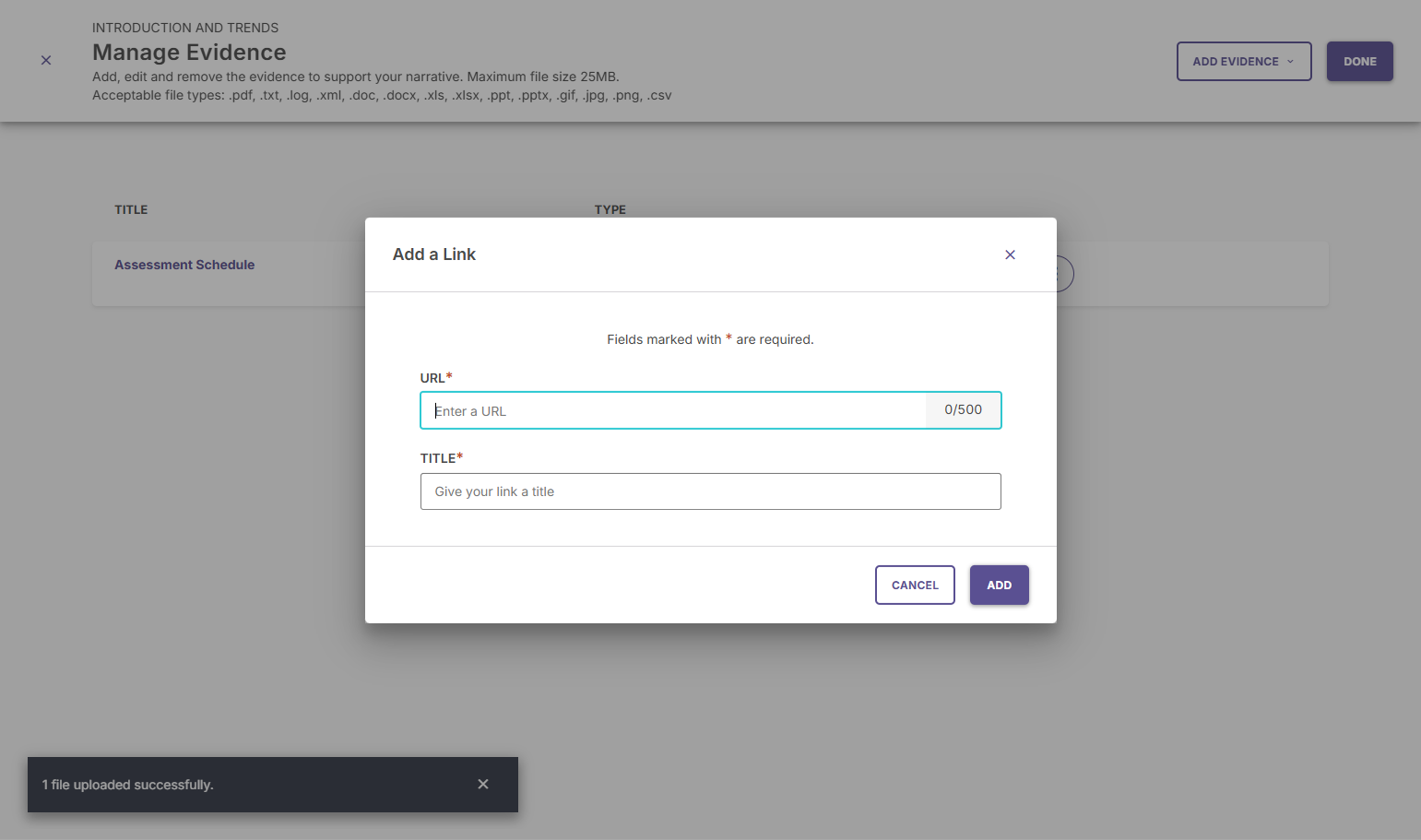 If you choose a link, include the URL.