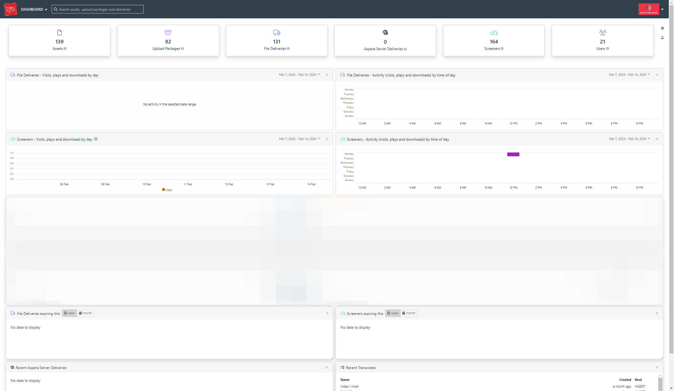 To begin the process of creating and storing your distribution lists, click on DASHBOARD