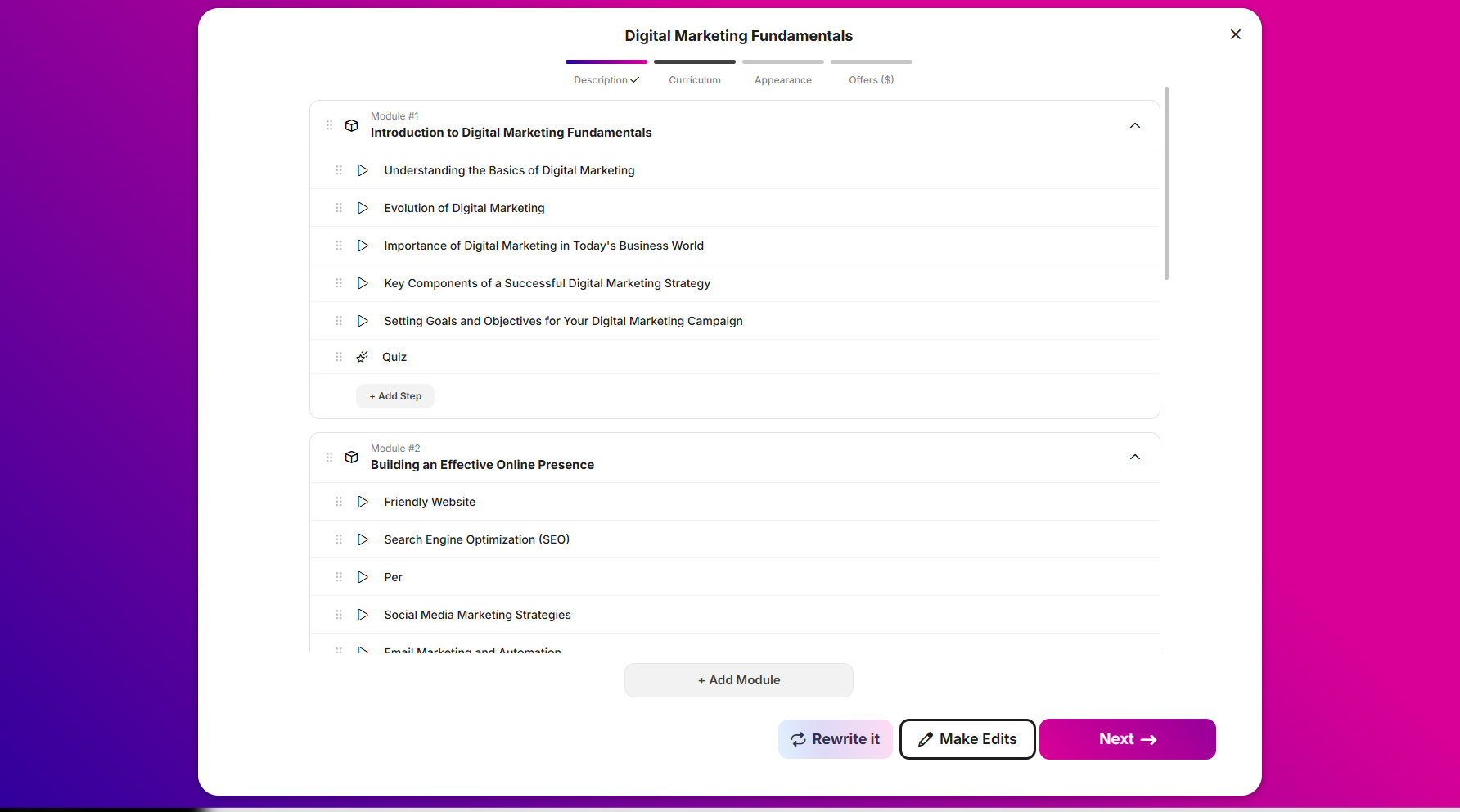 Step 10: Click Next to proceed.