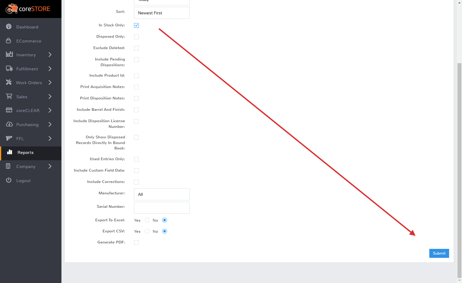 Submit Reports