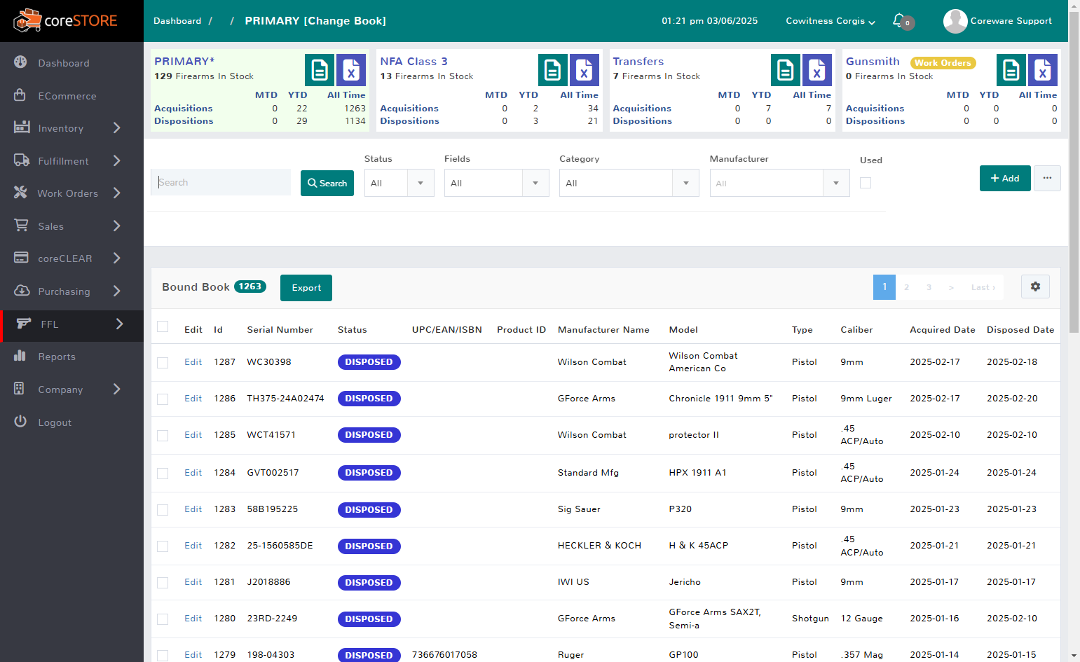 Bound Book Dashboard