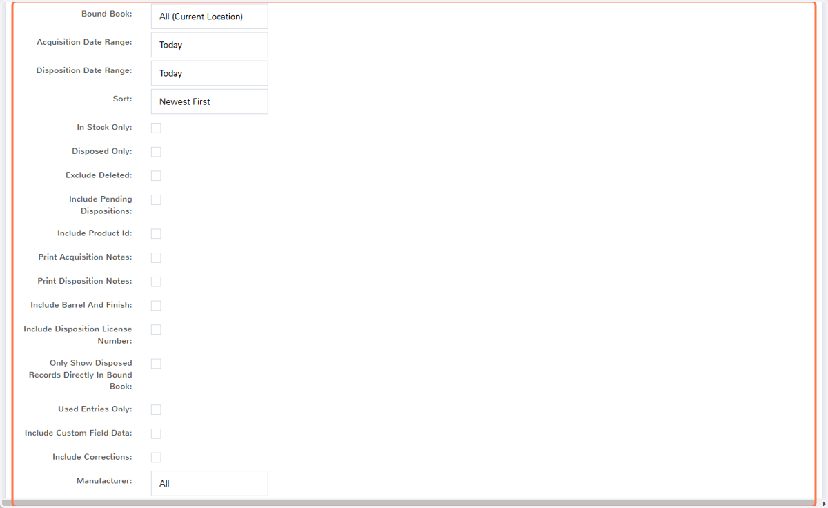 Select New Filters