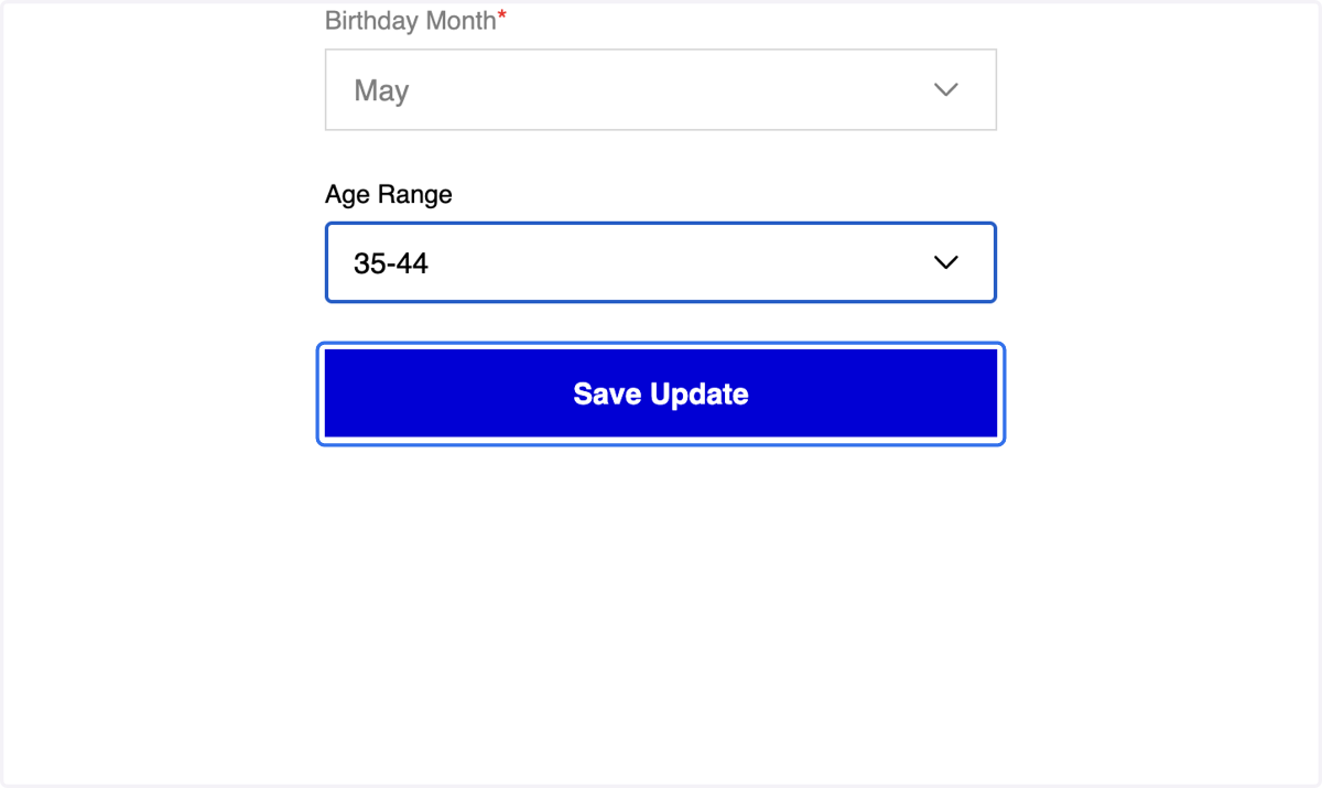 Click on Save Update