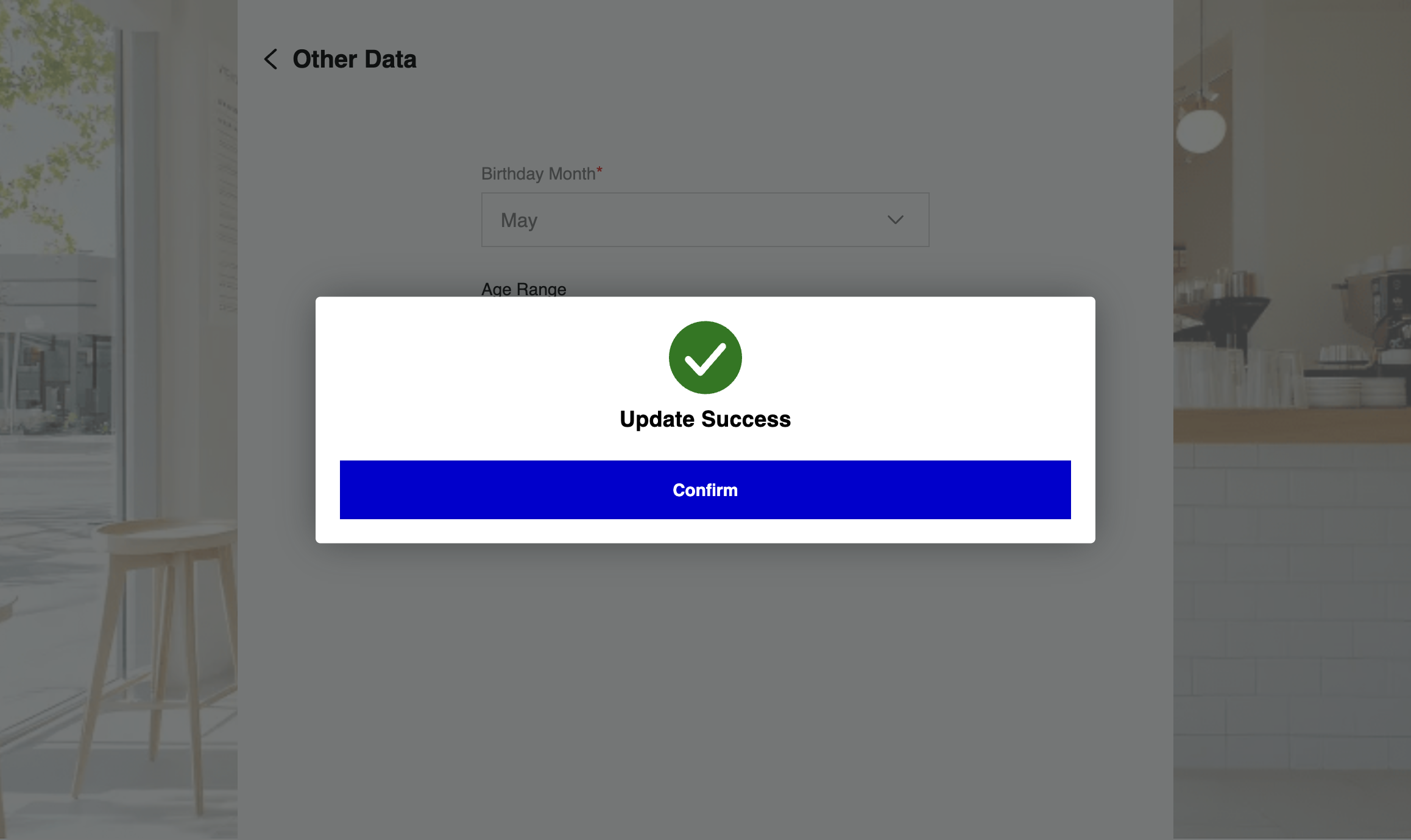 Click on Confirm