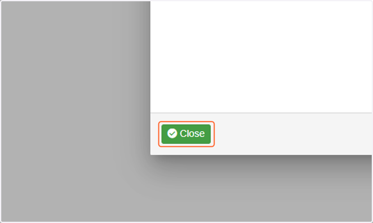 Click on Close