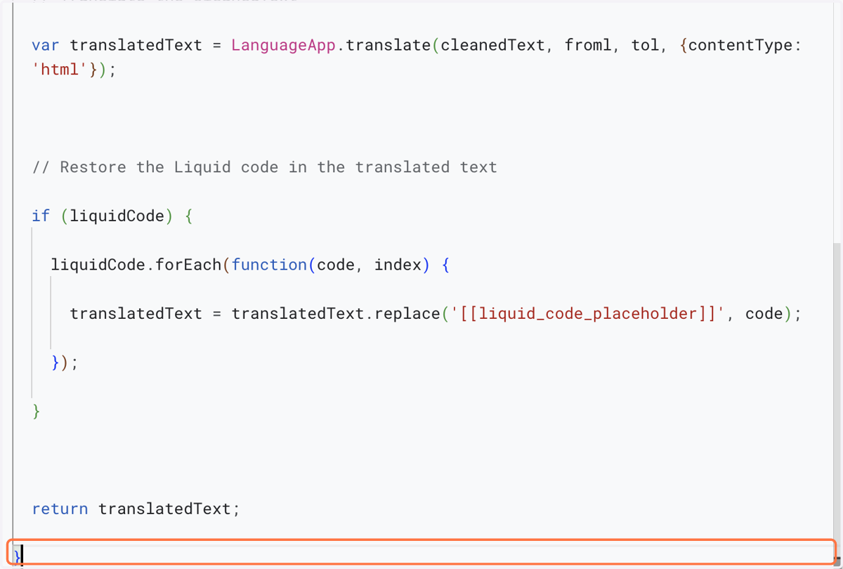 Paste the code you copied above text into the text area