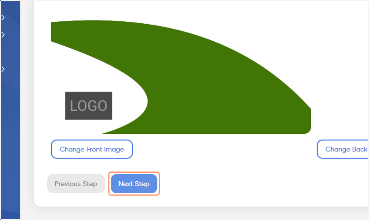Click on Next Step