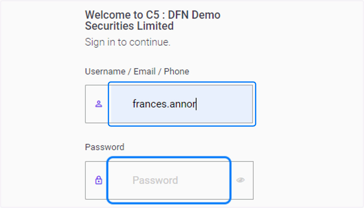 Type "frances.annor"