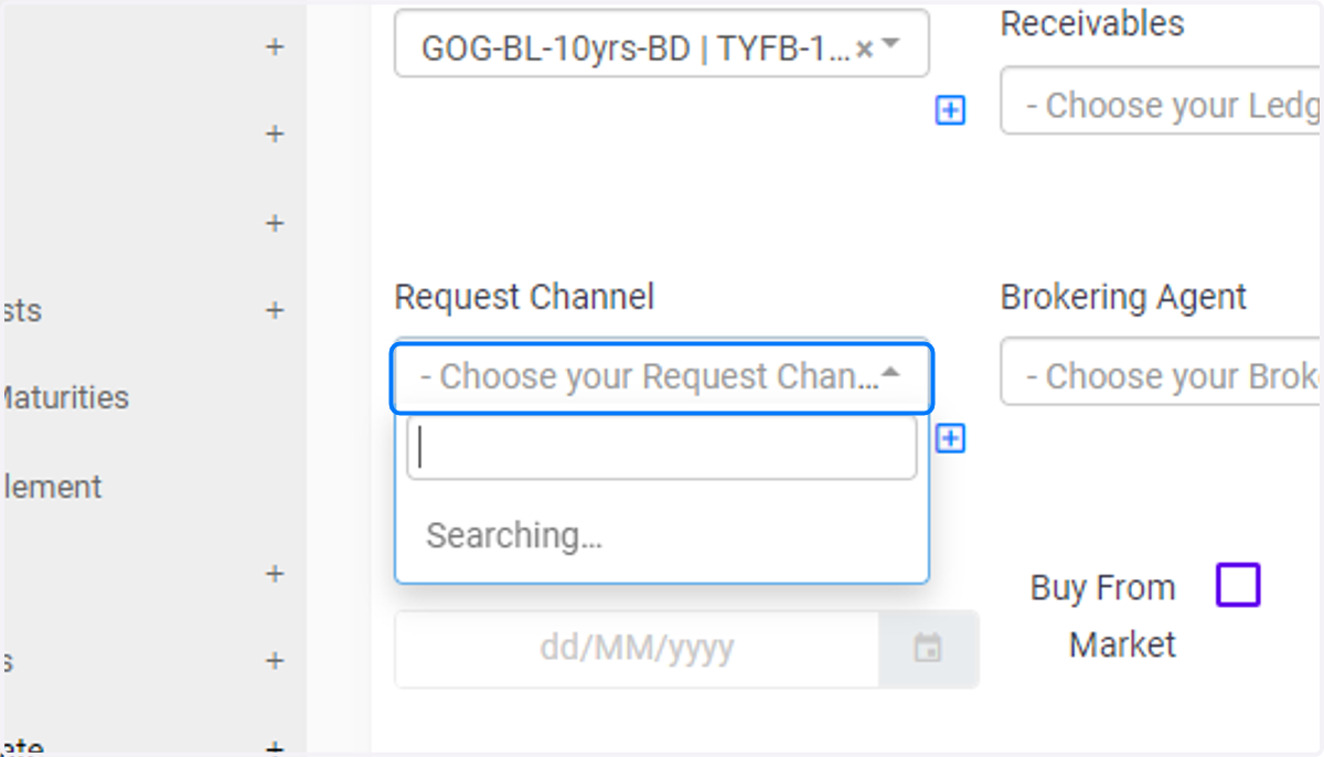 Click on - Choose your Request Channel -