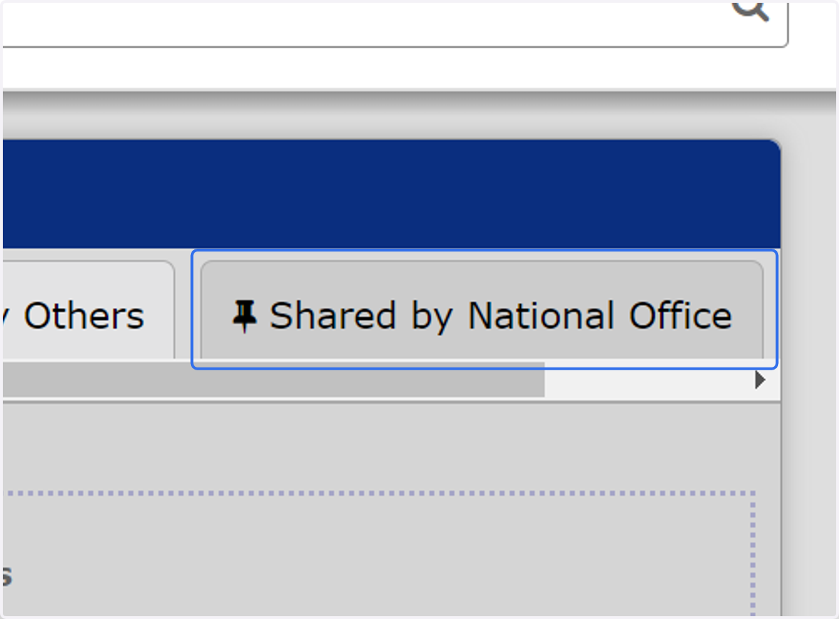 Click on Shared by National Office