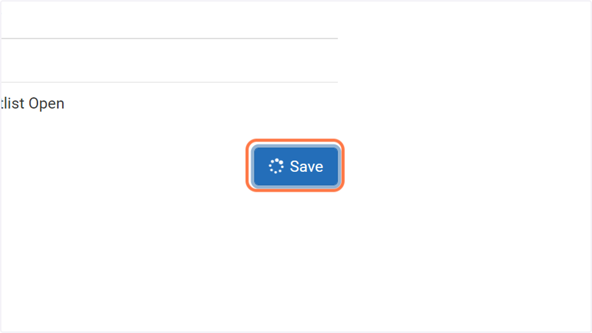 Click on Save