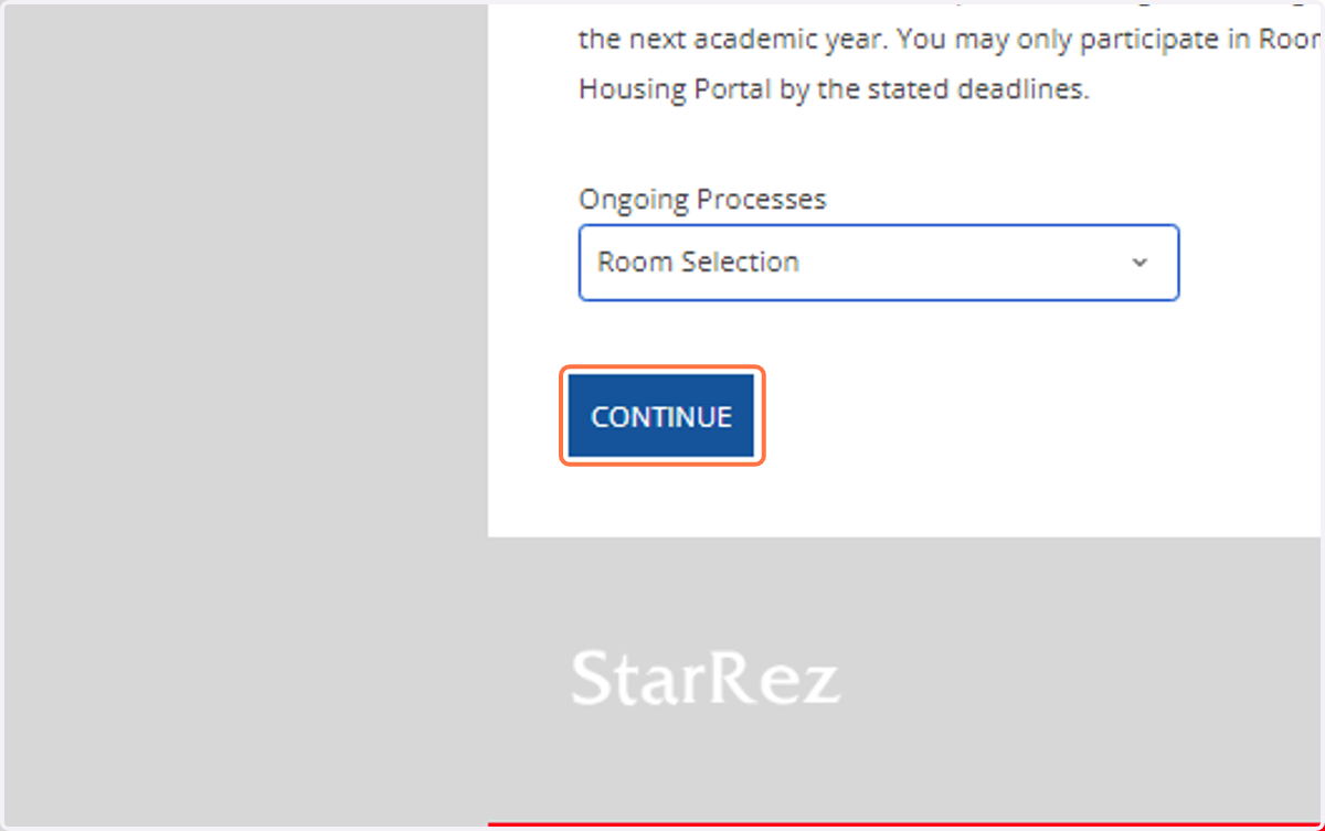 Click on CONTINUE