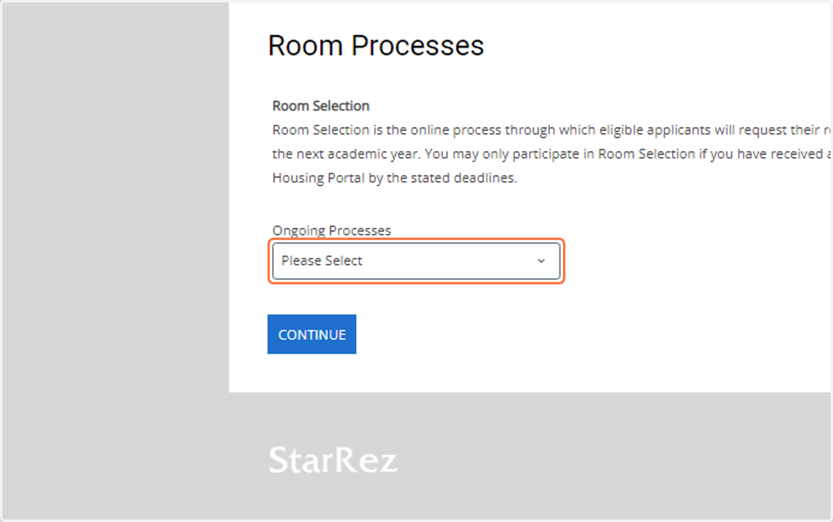 Click on Ongoing Processes