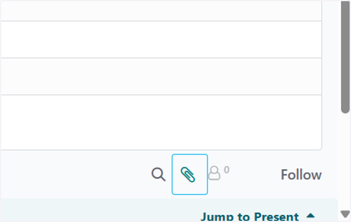 Click on Attach files to add attachment