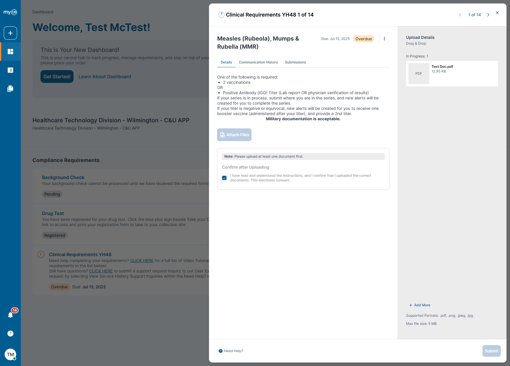 Once you've selected your files,you should see the download in progress as displayed below.