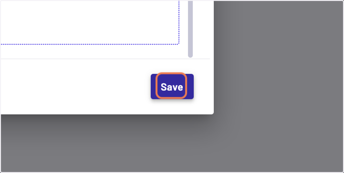 Then click on "Save"
