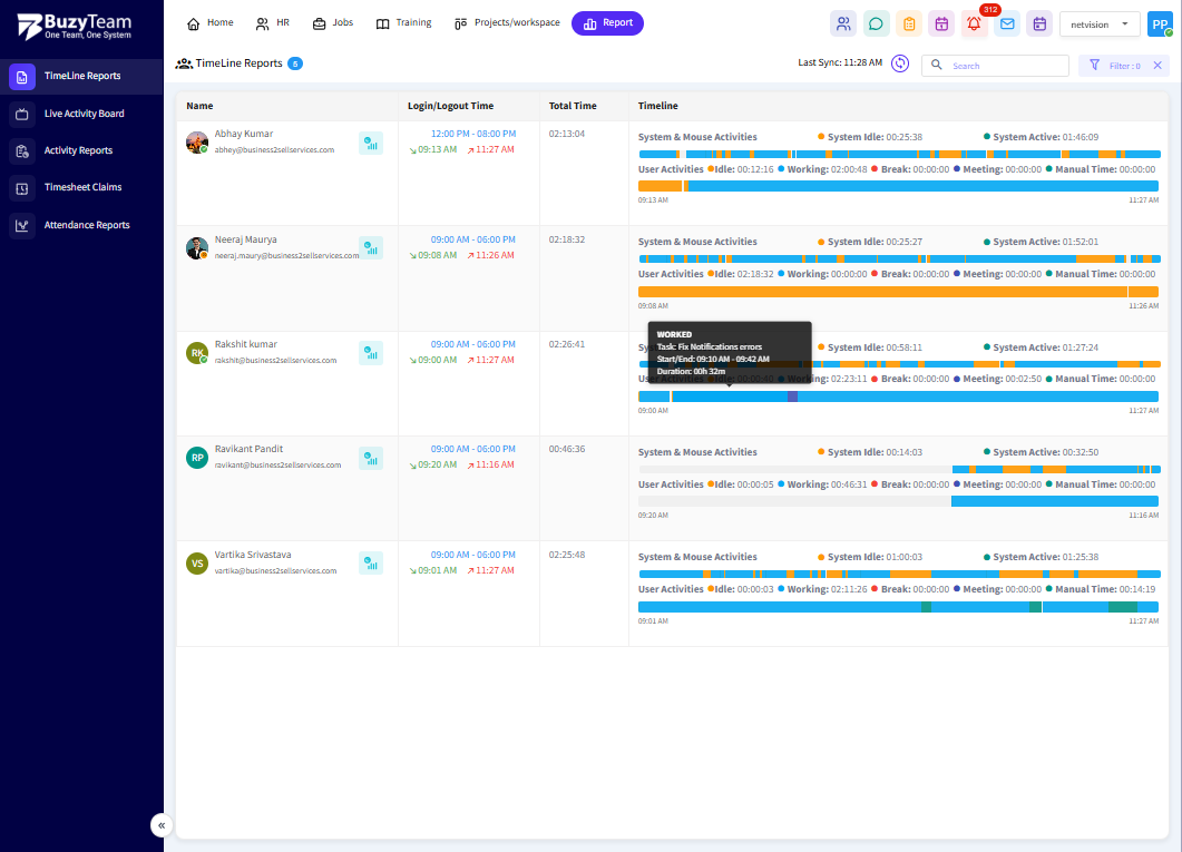 User Activities (More detailed tracking)