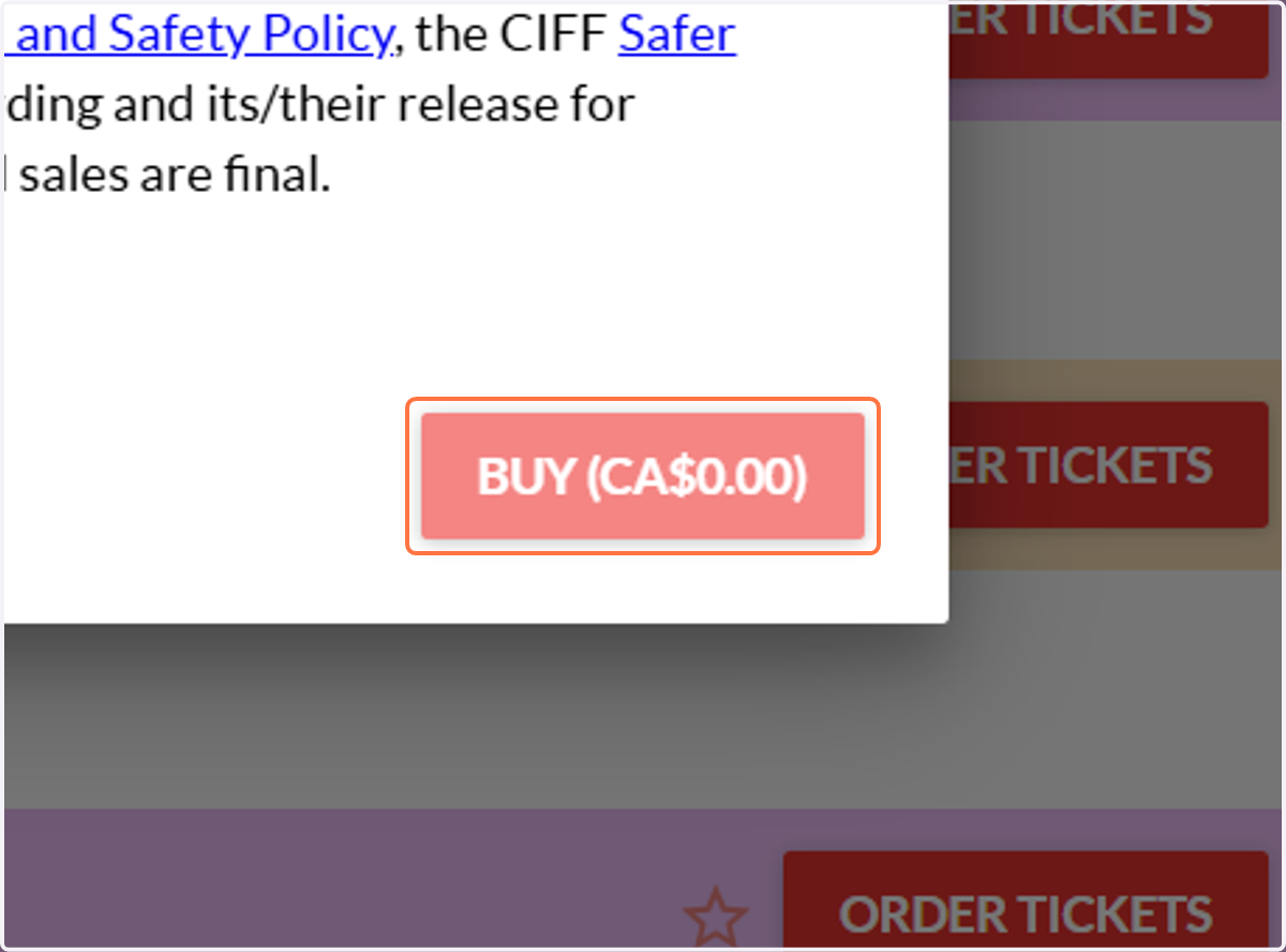 Click on BUY (CA$0.00)