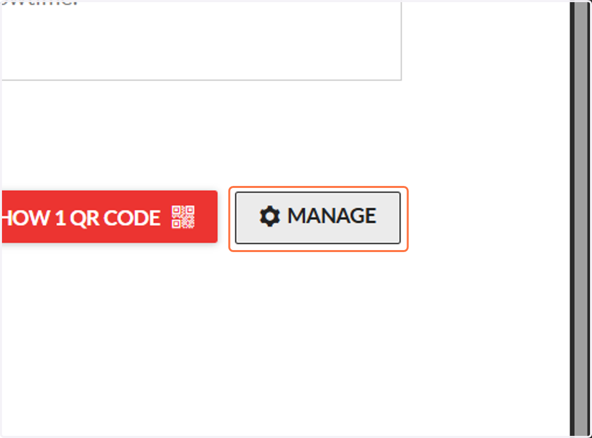 You can also, cancel or transfer ticket by clicking on the "MANAGE" button