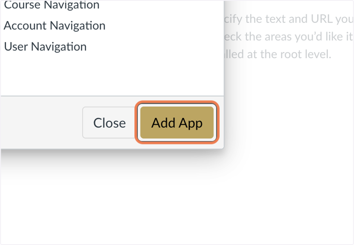 Click on Add App