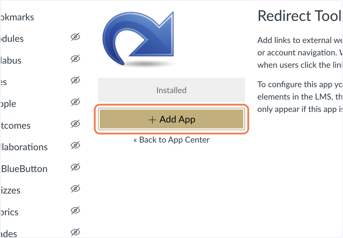 Click on + Add App