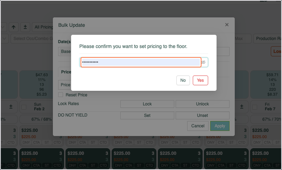 Enter your RevMax password
