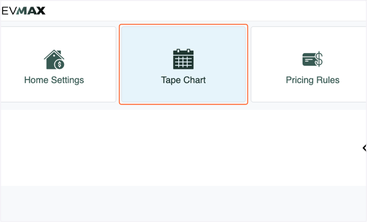 Click on Tape Chart