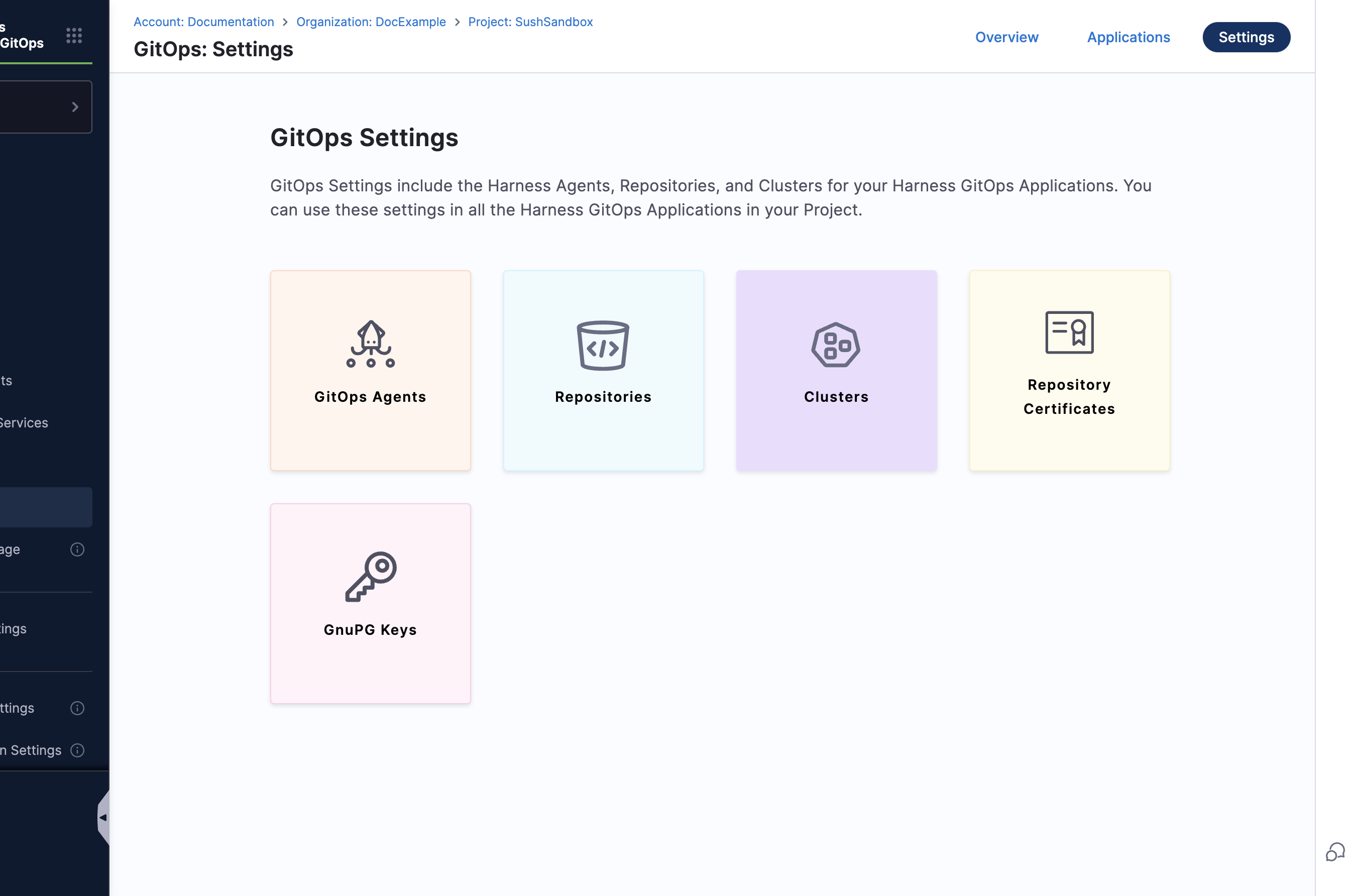 Click on GitOps Agents