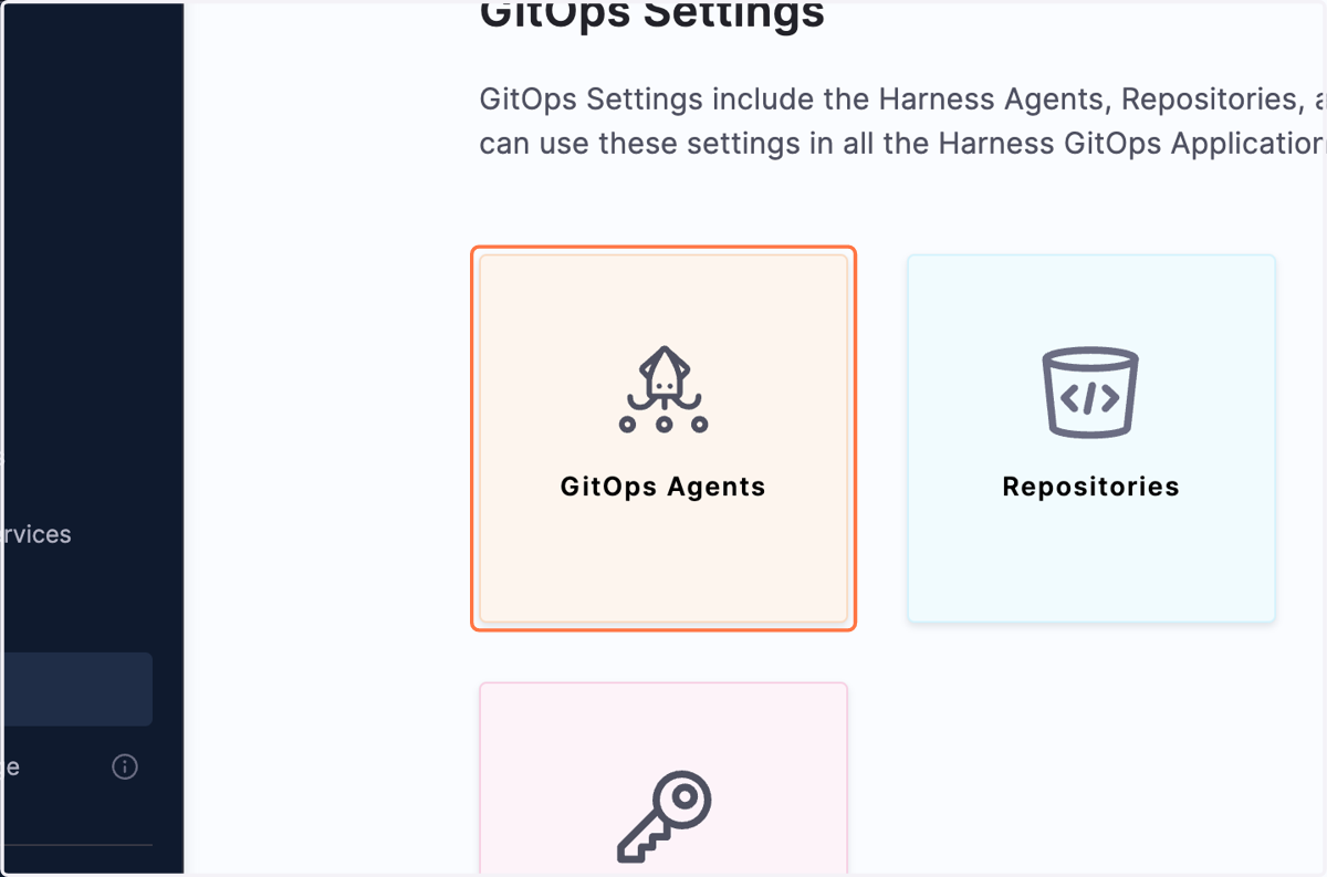 Click on GitOps Agents