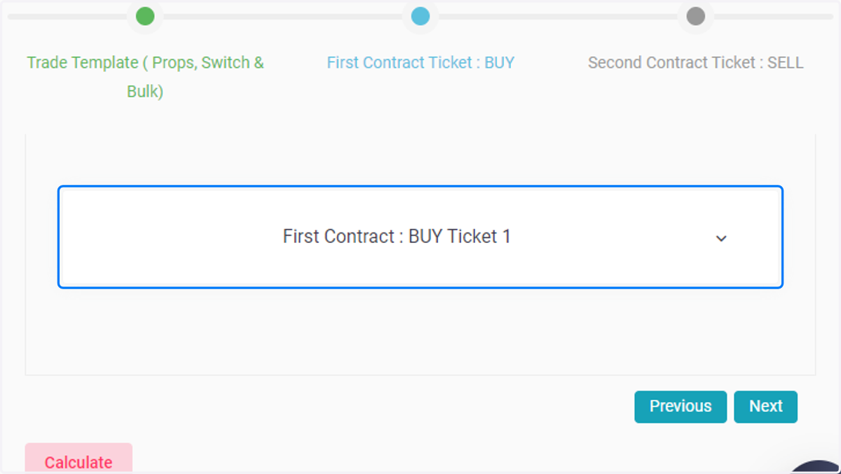 First Contract : BUY Ticket