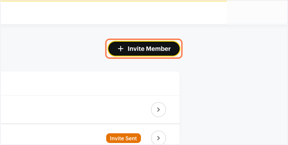Click on Invite Member