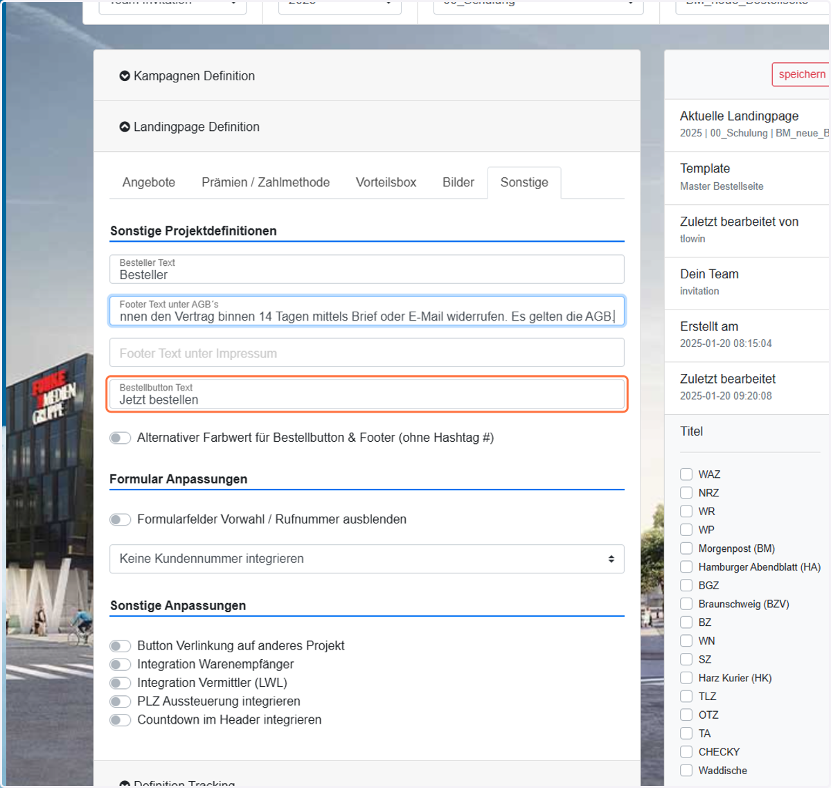 Hier kannst du den CTA-Text eintragen.
