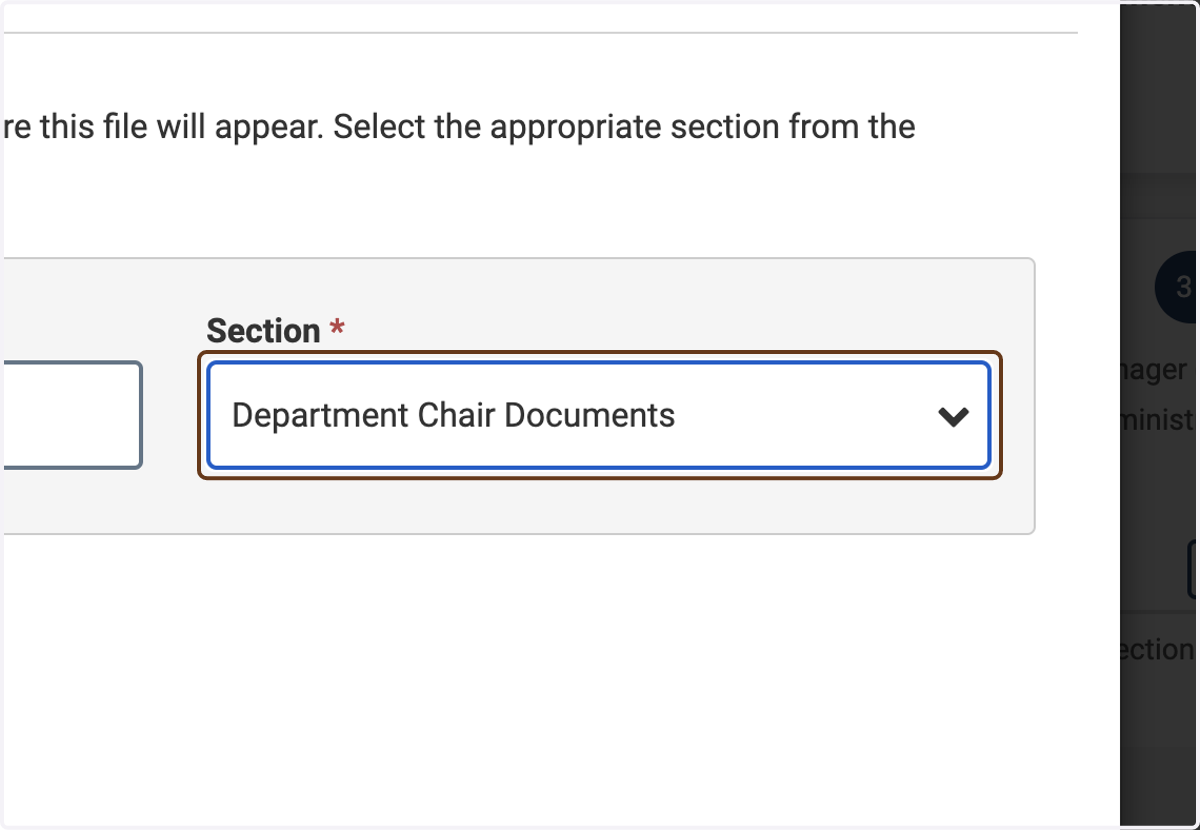 Select Department Chair Documents