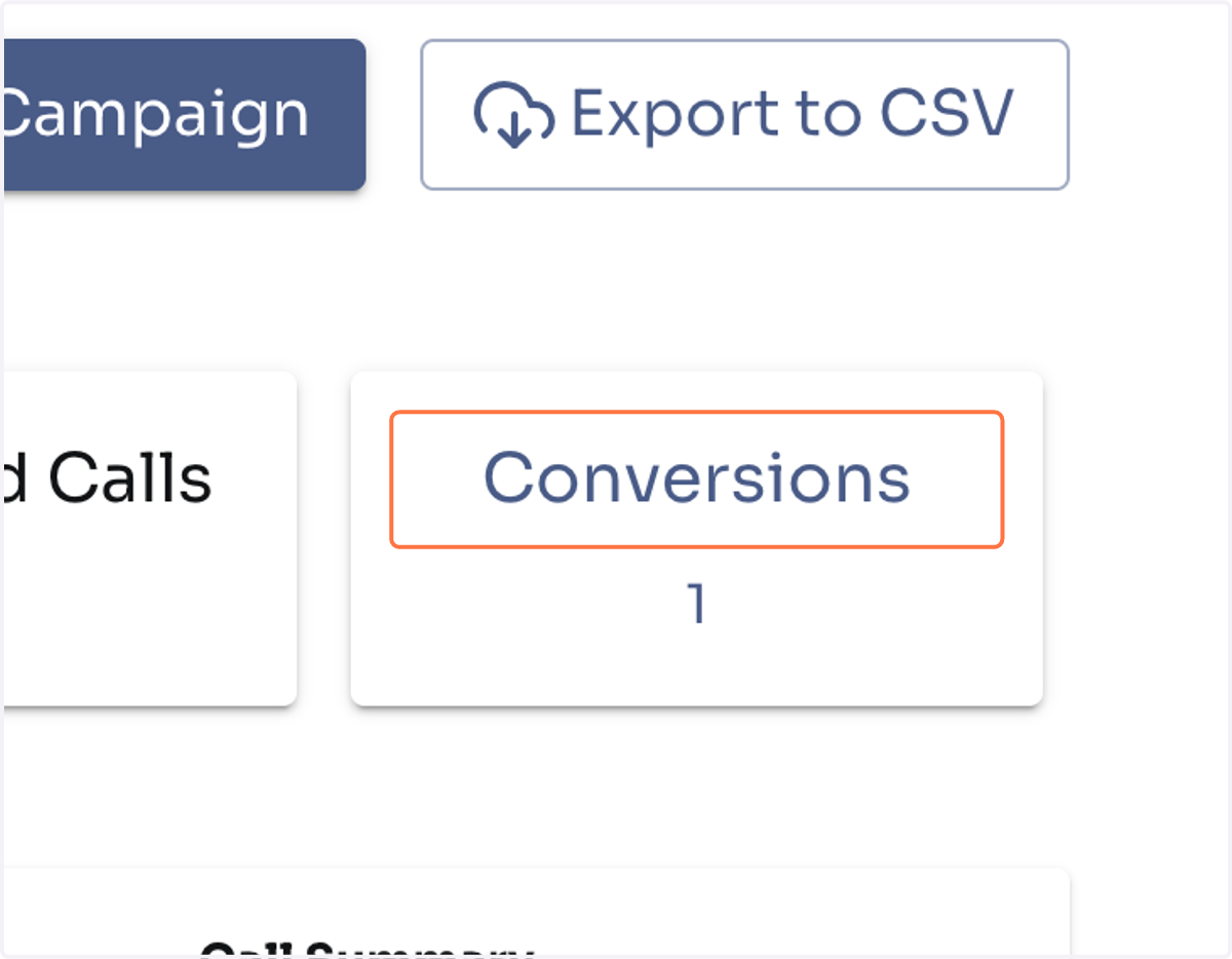 Check out your Conversions!