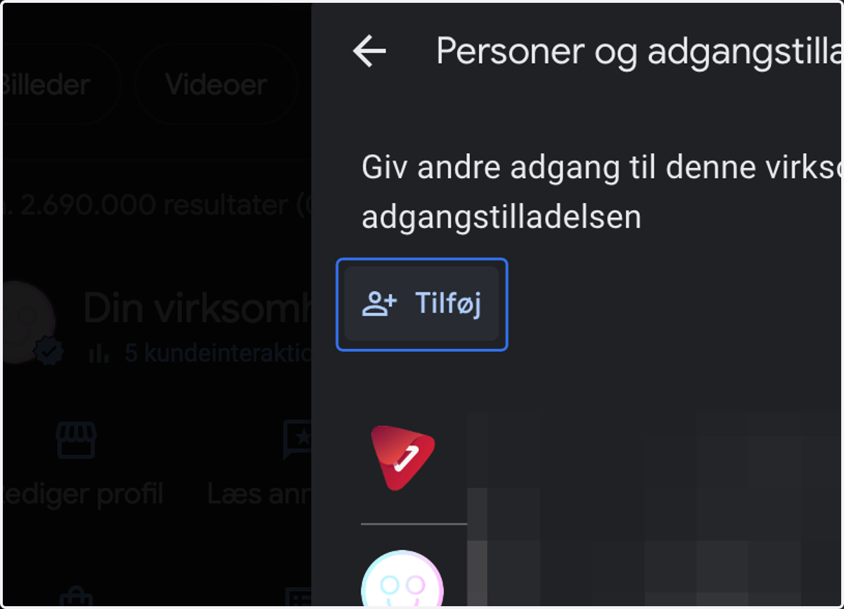 Click on Add