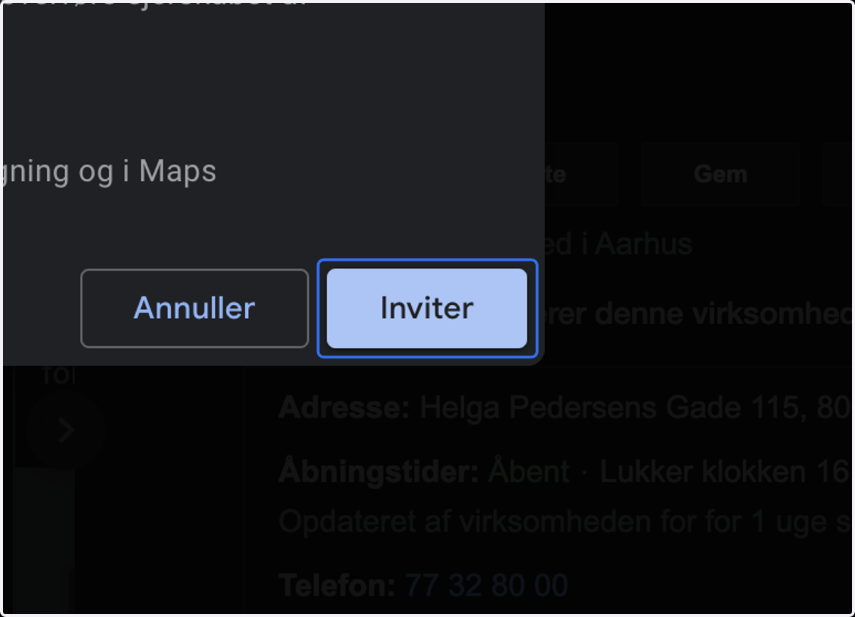 Click on Invite..