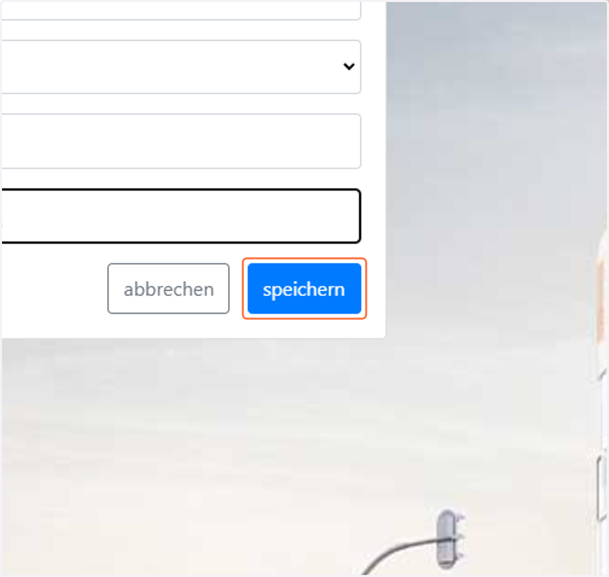 Auf speichern klicken