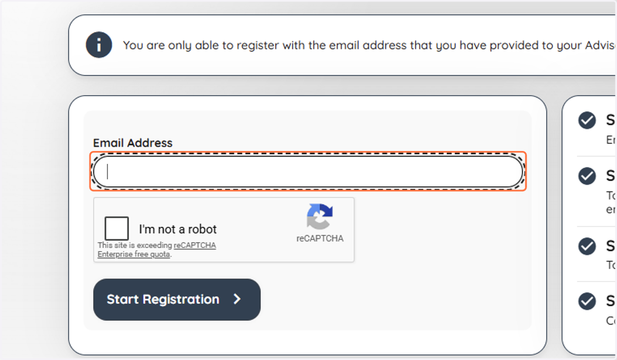 Click on Email Address