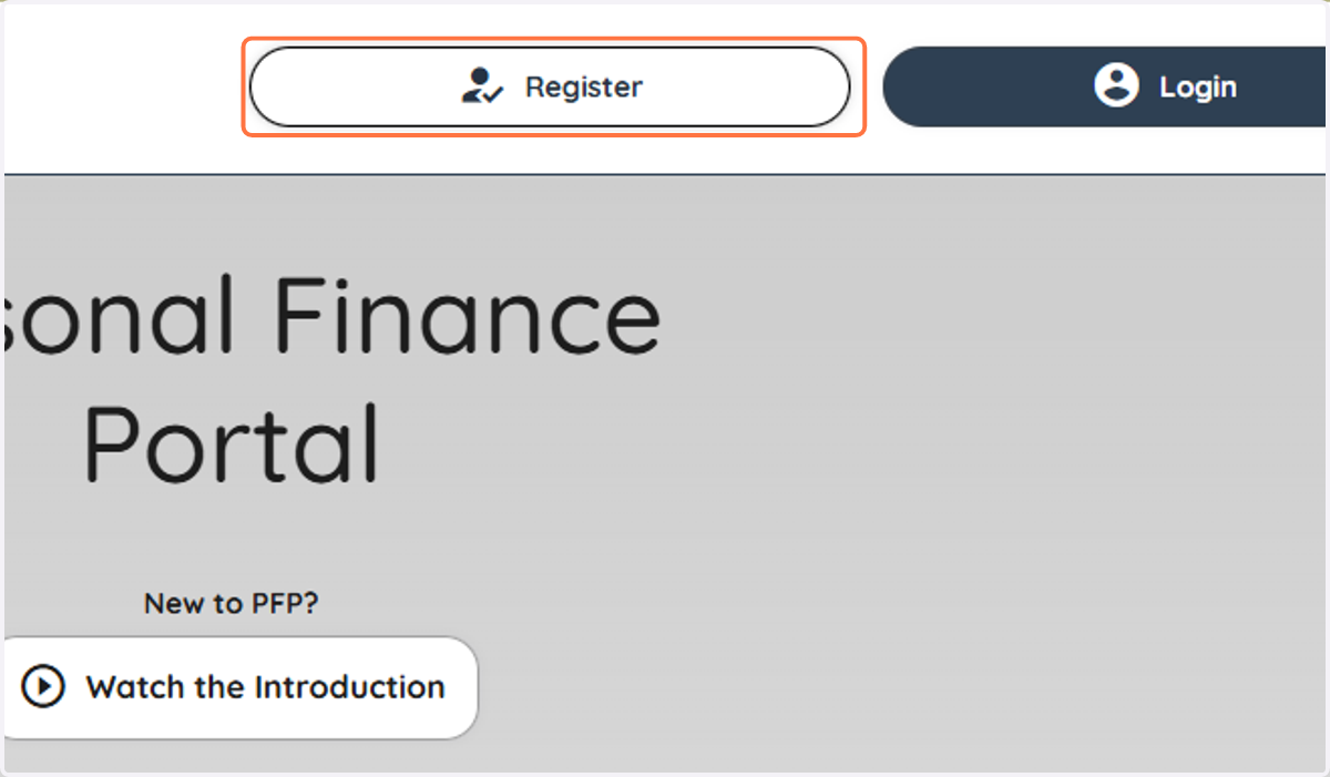 Click on Register