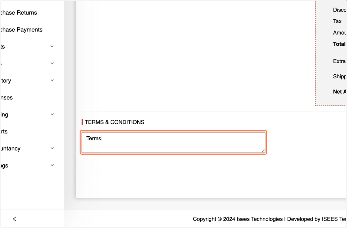 Enter Terms