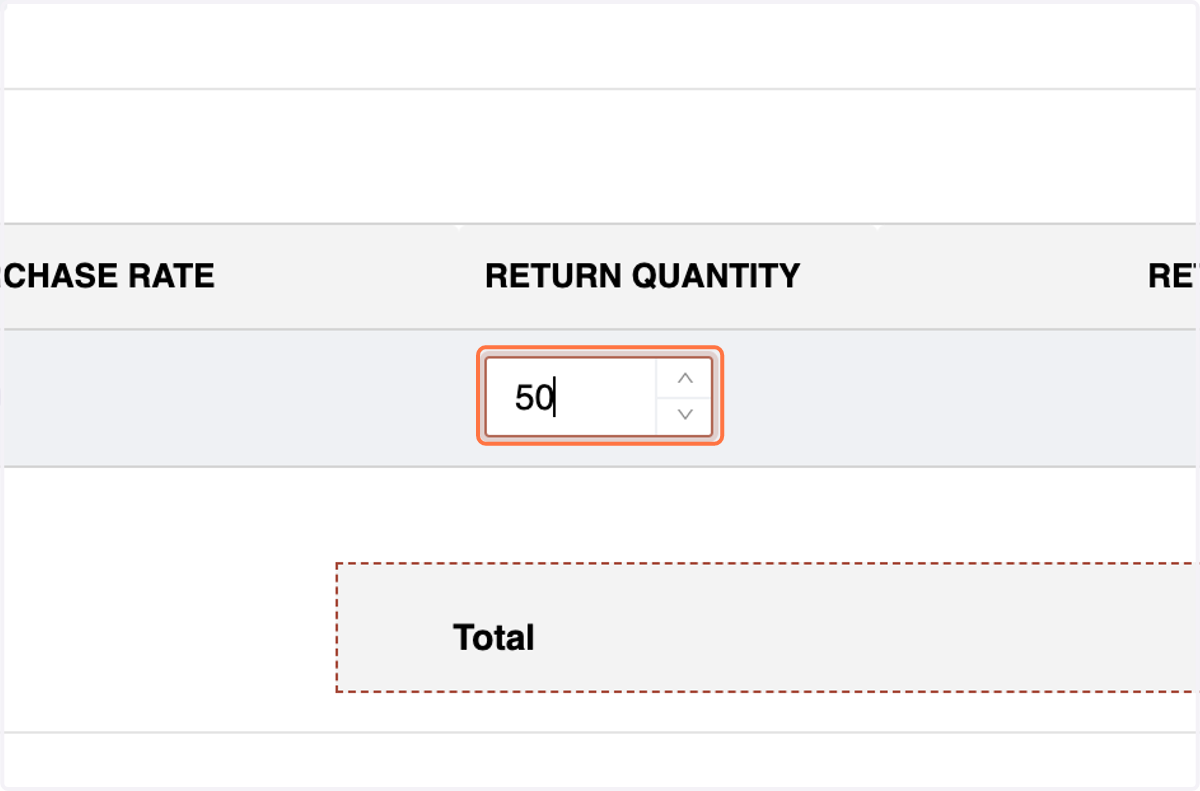 quantity, reason.