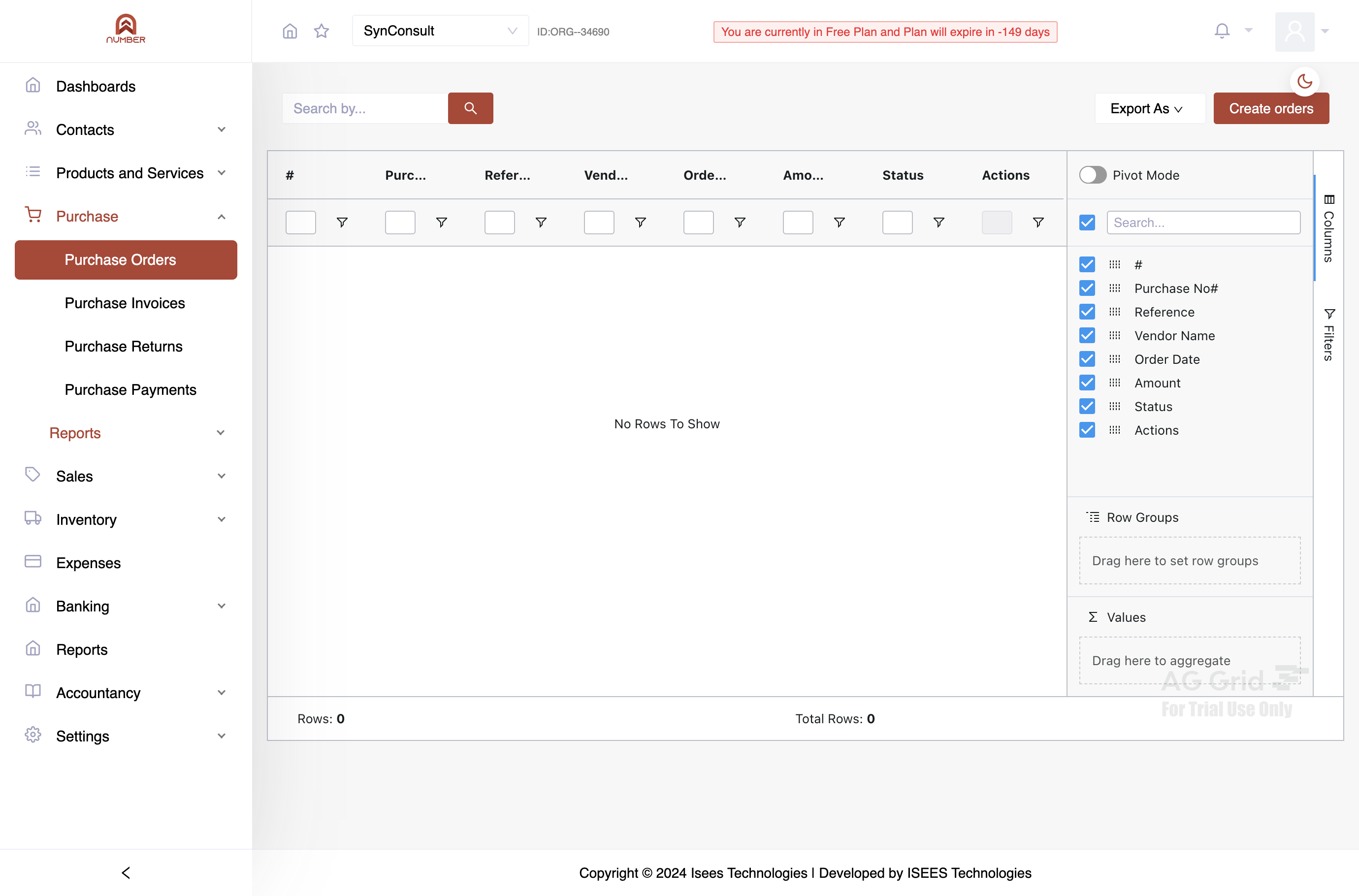 Click on Create orders