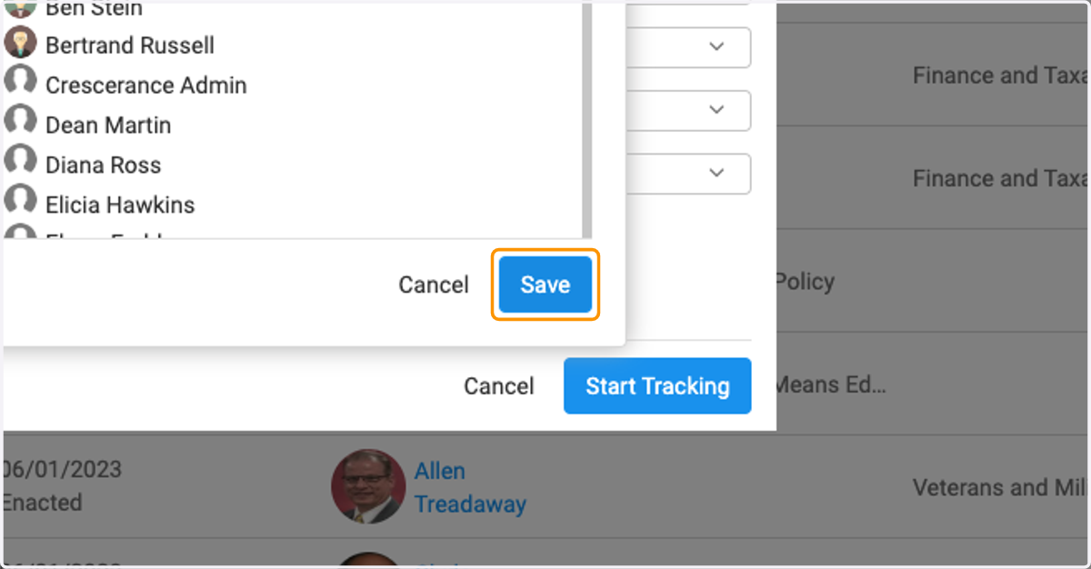 Click on Save