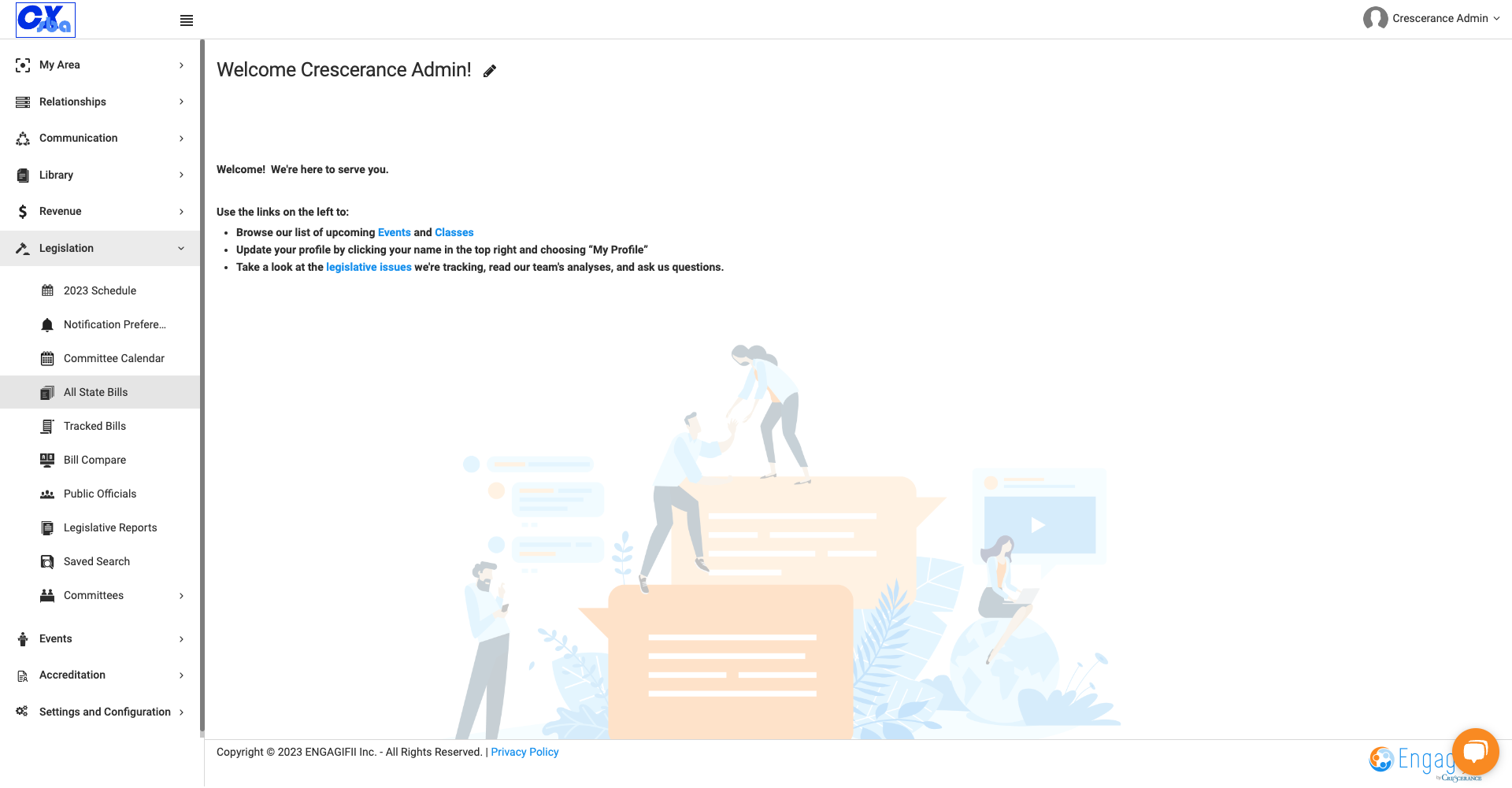 Click on All State Bills