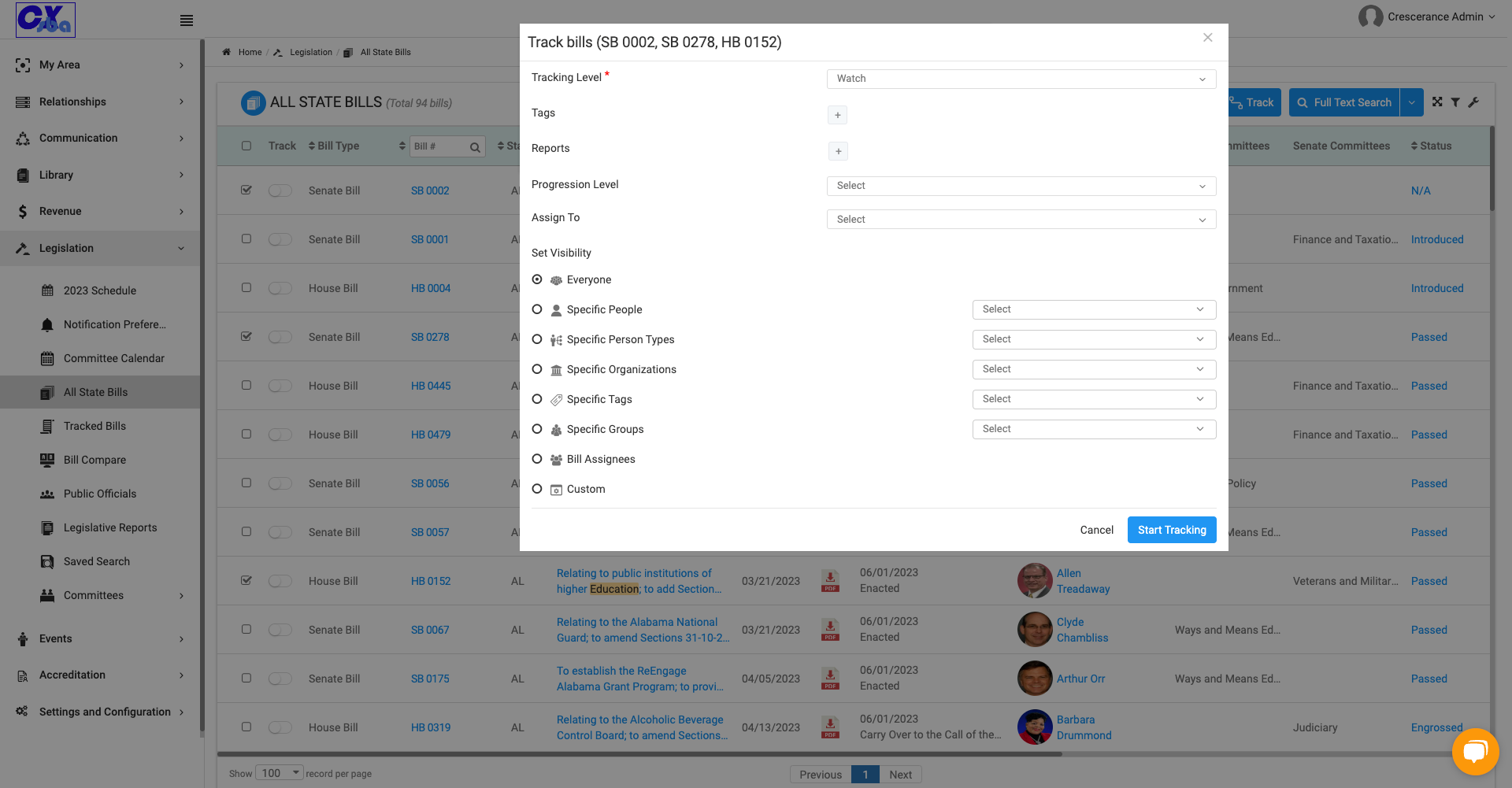 Click on + to add or create a tag